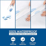 Utopia Bedding Zippered Mattress Encasement Queen, 100% Waterproof Bed Bug and Dust Mite Proof Mattress Protector, Absorbent Six-Sided Mattress Cover
