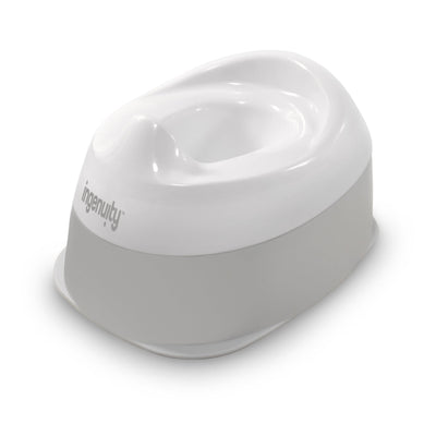White baby potty with 'ingenuity' branding on a white background