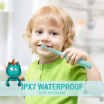Vekkia Sonic Rechargeable Kids Electric Toothbrush(Blue)