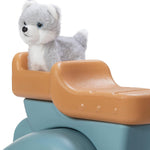 Step2 Ride Along Scooter Kids Push Car, Foot Powered Ride On Toy, Practice Balance with 4 Wheels, Made of Durable Plastic, Max Weight 40 lbs., For Toddlers 1.5-4 Years Old, Aqua
