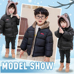 flower frail Infant Baby Bear Winter Snowsuit Hooded Jacket Warm Fleece Coat Windproof Outerwear for Toddler Boys Girls White 12-18M