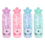 Pencil Erasers, Cute Stationery, Flower-Shaped Eraser,Retractable Eraser, Suitable for School and Office, Kid Party Favors Gift 4Pcs