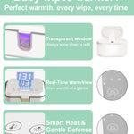 MOMYEASY Baby Wipe Warmer, Large Capacity Wipes Dispenser with 3 Temperature Modes, Even Heating Diaper Wipe Warmer with Night Light, Wipes Warmer for Babies/Adults