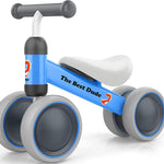 BEKILOLE Baby Balance Bike for 1 Year Old Girl Gifts, 10-24 Month Toddler Balance Bike, 4 Silent Wheels Pre-School First Ride On Toys, 1st Birthday Gifts