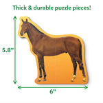 Skillmatics Step by Step Puzzles - 40 Piece Jigsaw & Toddler Puzzle, Montessori Educational Toy for Boys & Girls, Farm Animals, Travel Friendly, Gifts for Kids Ages 3, 4, 5 and Up
