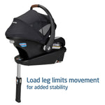 Maxi-Cosi's Mico™ Luxe+ Baby Car Seat: Infant Car Seat with Base and Versatile Baby Carrier Seat Functionality, Essential Black