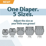 Kanga Care Rumparooz G3 Stay Dry Cloth Diaper Reusable One Size Pocket Diaper Patented Inner Double Gusset 2 pcs Microfiber Insert Soaker (6-55+ lbs) - Honey