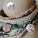 Parker Baby Girl Braided Headbands, Assorted 10 Pack of Hair Accessories for Girls -"Wildflower Set"