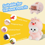 OT-NVWOZR Cute Pencil Sharpener for Kids, Cartoon Manual Pencil Sharpeners Bulk for Classroom, Kawaii Handheld Pencil Sharpener for Home Office School Supplies Stationary Gifts (6)