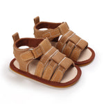 myppgg Baby Boys Summer Sandals Non-Slip Soft Sole Infant Slippers Cotton Crib Shoes for Toddler First Walkers
