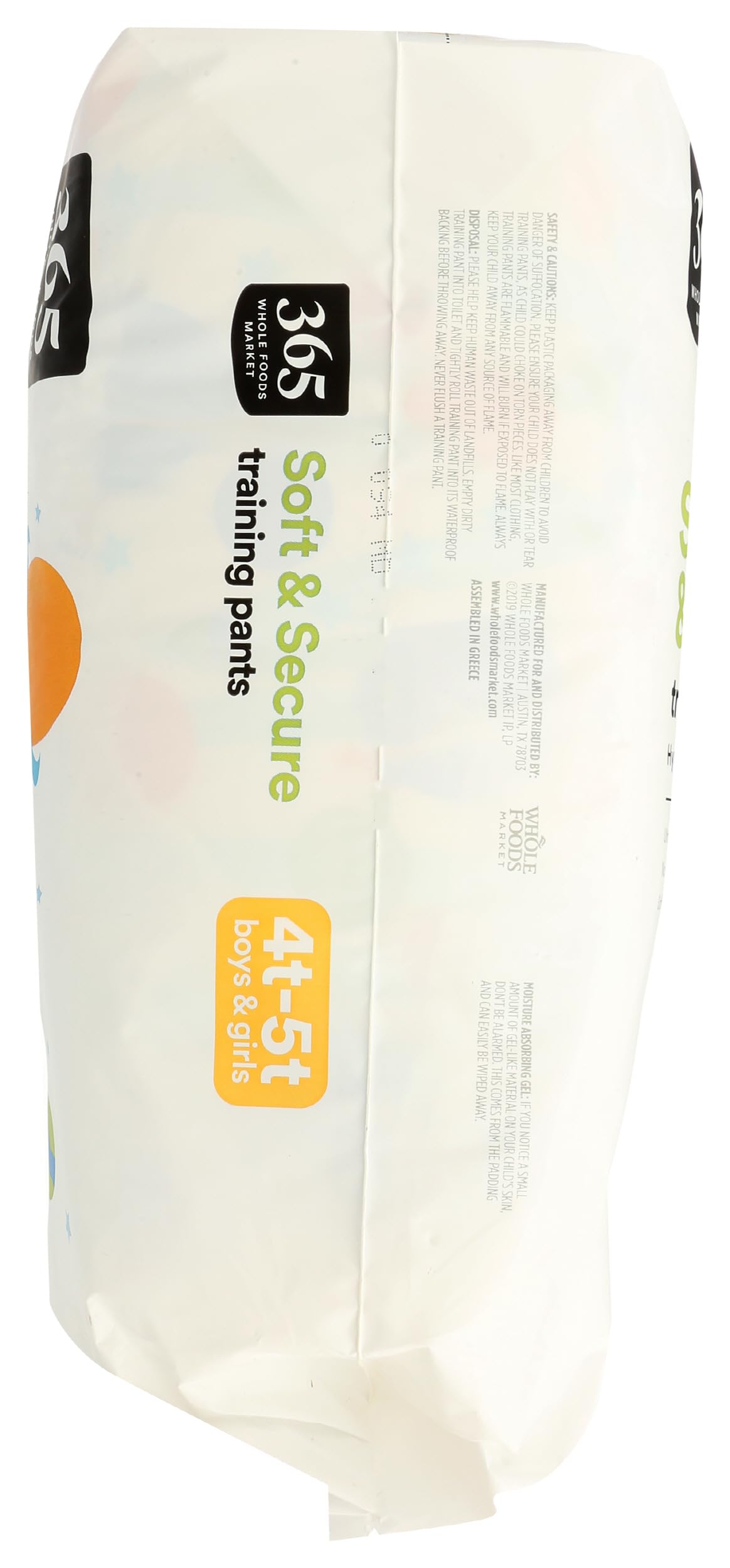 365 by Whole Foods Market, Soft & Secure 4T-5T Training Pants, Hypo-Allergenic, Ultra-Absorbent, 18 Count