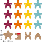 Fisher-Price Wood Montessori Toy Stacking Shapes, American Montessori Society Seal of Excellence, 16-Piece Wooden Learning Activity & Expert Play Tips for Kids Ages 2+ Years (Amazon Exclusive)