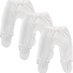 123 Bear Baby Soft Cotton Spandex Pants with Feet