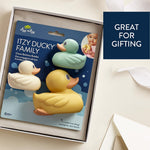 Itzy Ritzy Ducky Family – 3-Piece Floating Bath Toy Set with Watertight Design – Soft, Squeezable Ducks Designed for Ages 6 Months and Up (Ducks)