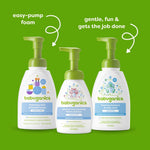 Babyganics Baby Shampoo + Body Wash Pump Bottle, Fragrance Free, 16oz