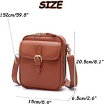 Collaboraten1 Crossbody Leather Bag,Collaboraten1 Crossbody Bag,Adjustable Large Capacity Anti-Theft Backpack