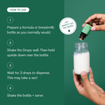 Bobbie Organic Baby Vitamin D Drops, Daily Liquid Supplement to Support Development, Immune Health and Strong Teeth and Bones* in Newborn Babies and Infants, Vegan, Infant Vitamin D, 400 IU, 0.3 fl oz