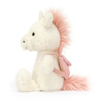 Jellycat Backpack Unicorn Stuffed Animal, 8.5" - Mythical Plush Toy - Classic Children's Gift