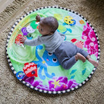 Baby Einstein Sea Floor Explorers 2-in-1 Water Mat, Portable Tummy Time, Activity Play Gym, Sensory Toys, Ages Newborn and Up