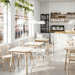 Highh-Chair with Tray, White/White