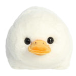 Aurora® Adorable Spudsters™ Delia Duck™ Stuffed Animal - Round Shape Makes for Comforting Cuddles - Perfect for Kids All Ages and Animal Loving Adults - White 11.5 Inches