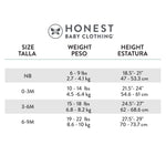 HonestBaby Sleep & Play Footed One-Piece Pajama Sleeper 100% Organic Cotton, Baby Boys, Dino Delight