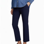 Motherhood Maternity Women's Maternity Super Stretch Secret Fit Belly Ankle Skinny Work Pant, Navy, Medium