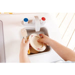 Hape Gourmet Kitchen Kid's Wooden Pretend Play Kitchen Set |Sink, Stove, Baking Oven, Cabinet, Turnable Knobs & Spice Shelf