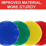 YDDS Flying Disc - 9Inch Plastic Flying Disc for Discs Set of 8 Flying Disc Bulk (95 Gram)