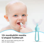 Baby Toddler Infant Toothbrush 6 to 12 Months and Up Age 1 2 3 1-2 2-4 Year Old, 10 in 1 Toothbrushes Gift Set with Soft Finger U-shaped Brush Brushing Bristles for Newborns Kids Children Child