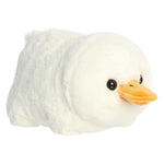 Aurora® Adorable Spudsters™ Delia Duck™ Stuffed Animal - Round Shape Makes for Comforting Cuddles - Perfect for Kids All Ages and Animal Loving Adults - White 11.5 Inches