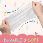 Beitier Baby Wipes, Unscented Wet Wipes 480 Count, 99.9% Water Wipes, Thick and Soft, Gentle for Sensitive Skin, Perfect for babies and adults on the go (24 Pack)