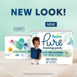 Pampers Pure Protection Training Underwear, Unisex, Size 3T4T, 92 Count, Premium, Hypoallergenic, Soft, Absorbent