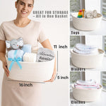 30-Piece Baby Shower Gifts for Boys, Newborn Essentials Must Haves,Large Baby Boy Gift Basket Set Essential Stuff,Gender Reveal Gifts,Rattle Swaddle,Blue,Baby Registry Search,Diaper Caddy Organizer