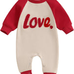 FYBITBO Infant Baby Boy Girl Clothing Santa Long Sleeve Jumpsuit Romper Newborn First Christmas Outfit One Piece Clothes