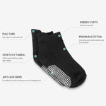 Infinno Baby Non Slip Ankle Socks with Grips, Toddlers Kids 1T-7T, 9 Pairs