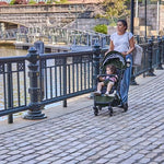 Ingenuity 3Dquickclose CS+ Compact Fold Stroller – Lightweight Stroller with Oversized Canopy, Extra-Large Storage and Compact Fold