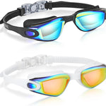 Aegend Kids Swim Goggles, Pack of 2 Swimming Goggles for Children Boys & Girls Age 3-14