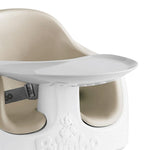 Bumbo 3-in-1 Baby Multi Seat Booster with Feeding Tray, 6-36 Months Old, Taupe