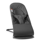 BabyBjörn Bouncer Balance Soft, Dark Gray, Woven/Jersey, Tri-Fabric | 2-in-1 Adjustable Baby Bouncer Seat and Toddler Chair, Newborn to Toddler (8-29 lbs), 4 Positions, Lightweight & Portable