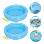 TOYANDONA Inflatable Baby Pool for Boys and Girls Small Round Swimming Pool for Outdoor Fun Easy Setup for Infants and Toddlers