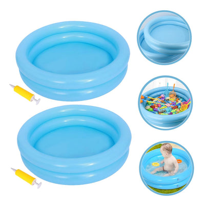 TOYANDONA Inflatable Baby Pool for Boys and Girls Small Round Swimming Pool for Outdoor Fun Easy Setup for Infants and Toddlers