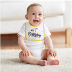 The Peanutshell Baby Boy or Girl Terry Bibs Set of 10-100% Cotton, Soft, Absorbent Baby Bibs, Unisex Toddler Boy or Girl Set, Newborn & Infant - Holiday