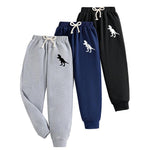 Nivne Tco Toddler Boy Pants - 3 Pack Sweatpants Set-Dinosaur Graphic Print Toddler Jogger Pants 4T