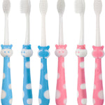 Gisdo 50pcs Toddler Toothbrush Set, Kids Manual Toothbrushes, Soft Bristles, Age 2+ Children, Individually Wrapped