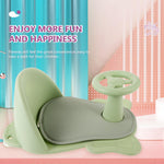 Didiseaon Baby Bath Seat for Tub Non-Slip Toddler Bathing Chair Adjustable Infant Shower Seat for Boys and Girls 1-3 Years Old Safe and Comfortable Bathing Support