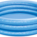INTEX 59416EP Crystal Blue Inflatable Kiddie Swimming Pool, 45in x 10in