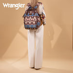 Montana West Wrangler Callie Diaper Bag Backpack with Stroller Straps Southwestern Multifunction Baby Travel Bag WG2210-9110CF