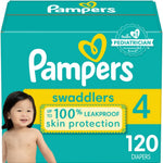 Pampers Baby Diapers - Swaddlers - Size 1, 198 Count, Ultra Absorbent Disposable Infant Diaper