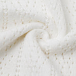 Simplee kids Baby Girl Thin Sweater Solid Cardigans Baby Girls Long Sleeve Coat Cardigan for Fall 3-6 Months D - White